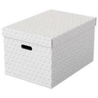 Esselte Aufbewahrungsbox 35,5 x 30,5 cm 3-tlg. weiß