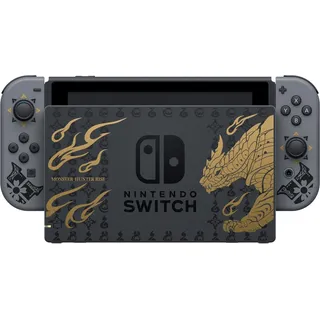 Switch grau + Monster Hunter Rise