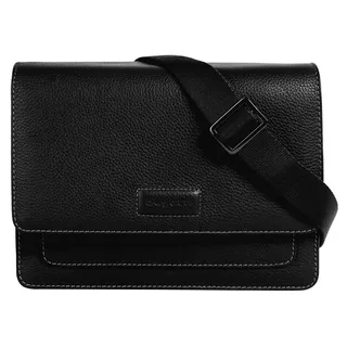 Bugatti Elsa Umhängetasche M Leder 25 cm schwarz