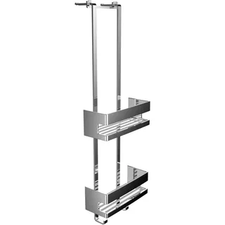 EMCO SYSTEM2 Türetagère, zwei tiefe Körbe, Chrom, 354500125