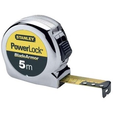 Stanley Powerlock (Maßband 5 m, Klebeband 25 mm mit Bezug Blade Armor) 1 – 33 – 514