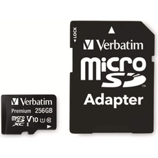Bild microSDXC 256GB Class 10 UHS-I + SD-Adapter