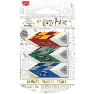 Maped Radierer HARRY POTTER Pyramide 3 St. Mehrfarbig