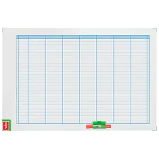 Nobo Magnetische Wochenplaner-leistungsanzeigetafel - Grey - One Size