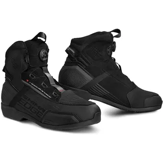 SHIMA Edge Mens Motorradschuhe, Schwarz, 46 EU EU