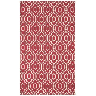 Homescapes Riga Webteppich 160 x 230 cm Rot