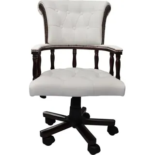 vidaXL Bürodrehstuhl Weiß - Weiß