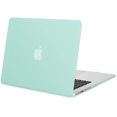 MOSISO Hülle Kompatibel mit MacBook Air 13 Zoll (Modelle: A1466/A1369, Ältere Version 2010-2017 Freigabe), Schützende Plastik Hartschale Schutzhülle Case, Mint Grün