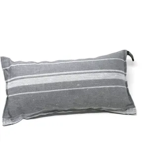 Jokipiin Pellava 1 Saunakissen Lieblingskissen Reisekissen | Design: Linea | Maße: 40 x 22 cm, Leinen/Baumwolle | schadstofffrei Ökotex 100 | hergestellt in Finnland (grau/weiß)