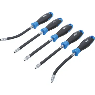 BGS Flexibler Schraubendreher-Satz mit Rundgriff E4 - E8 Klingenlänge 150 mm 5-tlg.