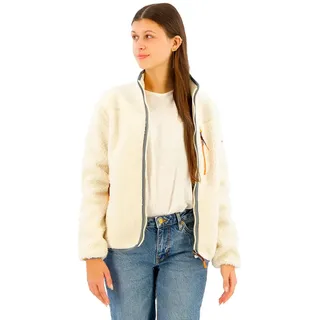 Superdry Outdoor Fleece Jacke - Ecru - S