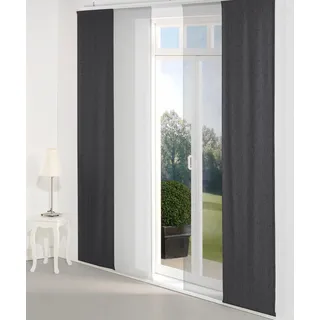 Wirth Schiebegardine »Torbole« Paneelwagen 1 Stk. tlg., schwarz