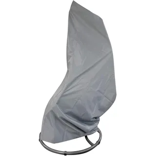 greemotion Schutzhülle für Hängesessel, Wasserabweisende Hülle aus Polyester, Schutzhaube mit Zugband und Reißverschluss, grau, ca. 70 x 210 x 70 cm