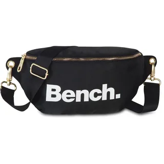 Bench City Girls Damen und Herren Bauchtasche Gürteltasche Hüfttasche Handytasche, schwarz, 25 x 14 x 8,5 cm