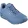 UNO Stand on Air Sneaker, Blaues Durabuck-Mesh, 46 EU