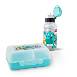 Emsa Monster Brotdose & Kindertrinkflasche Geschenk-Set, 2-tlg. (518138)