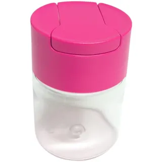 Tupperware exclusiv Essig und Öl Flasche Manhattan Clear Collection Dispenser Behälter transparent pink 130ml (transparent pink 130ml)
