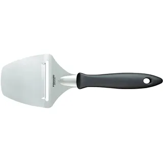 Fiskars Käsehobel mit rostfreier Stahlklinge, Kunststoff/Edelstahl, Länge: 21,5 cm, Essential, Schwarz/Silber, 1065587