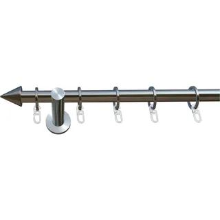 INDEKO Vorhangstange Calais 1-läufig Ø 16 mm 150 cm Weiß