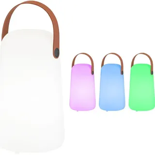 easy! by fhl RGB LED Außen-Tischleuchte Weiß