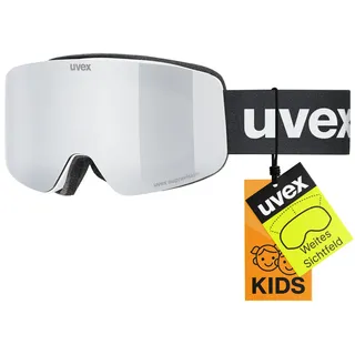 Uvex Pwdr FM white matt mirror silver one size