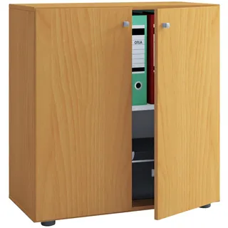 VCM Lona Aktenschrank 70 x 40 x 74 cm braun