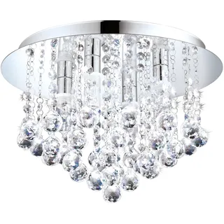 EGLO Almonte 4 flg. rund chrom/transparent