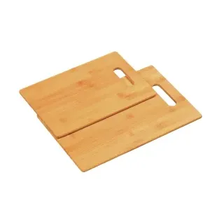 Kesper Schneidebrett Set, 2-teilig, Bambus, FSC, Ideale Schneidbretter aus Bambus, 1 Set
