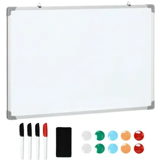 Homcom Whiteboard 90 x 60 cm Weiß