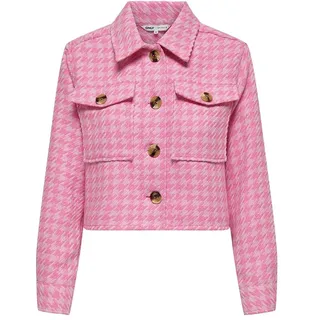 Only Kimmie Jacke - Begonia Pink / Checks Pirouette - XL