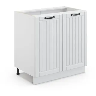 Vicco Spülenschrank Fame-Line 80 x 51,5 x 81,5 cm Weiß