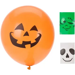 Pack 3 halloween luftballons mit led