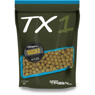 Shimano Fishing Shimano Bait Tx1 Boillie Banana&Pineap - 15mm - 5kg Angeln Köder mit klarer visueller Attraktion