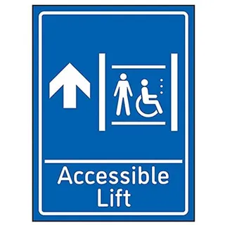 VSafety Pfeil nach oben, 200 mm x 300 mm, 2 mm Polycarbonat