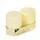 Stumpenkerze 10 cm beige 2 St.