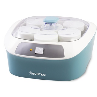 SUNTEC Joghurtmaker YOG-8571 easy [Für selbstgemachten Joghurt ohne Zusätze, 6x 170 ml Behälter, schonende Fermentation bei 35-45°C, max. 20 W]