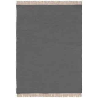 benuta Wollteppich Liv Grau 60x100 cm , Textil , Beton Optik , Rechteckig , 60x100 cm , pflegeleicht , Teppiche und Böden, Teppiche, Schafwollteppiche