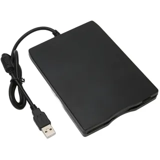 Bewinner Diskettenleser, 3,5 Zoll Externes USB-Diskettenlaufwerk für PC, 1,44 MB FDD Tragbare Diskette für PC Windows XP 7 8 10 11, Plug and Play