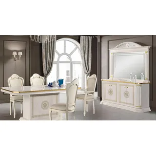 Set Kommode Spiegel Möbel Sideboard Kommoden Klassisch Holz Modern Luxus Design
