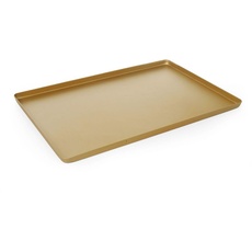 Bild Auslageplatte, Vitrinenblech, Sandwichplatte, 600x400x(H)20mm, Aluminium, Gold