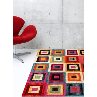 VIVA ABC Teppich Gioia A Mehrfarbig 160 x 230 cm, Synthetikfaser, Multicolored, 230 x 160 x 2 cm