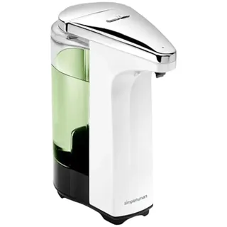 simplehuman ST1018 237 ml, Sensorspender, Seifenspender Automatisch mit Sensor, weiß