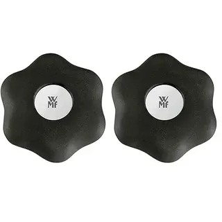 WMF Clever&More Schraubdeckelöffner 6 cm, Drehverschlussöffner, Kunststoff, Cromargan Edelstahl, Durchmesser (Packung mit 2)
