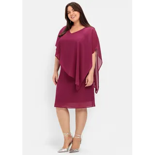 Sheego Cocktailkleid »Cocktailkleid«, lila