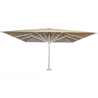 MCW Gastronomie-Luxus-Sonnenschirm D20B Beige , Textil , 500x500 cm , Sonnenschutz, Sonnenschirme