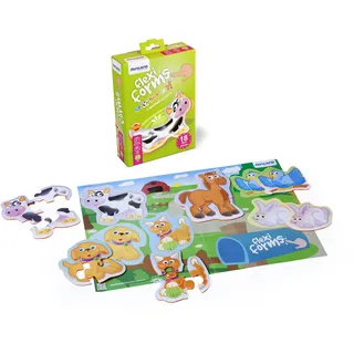 Miniland 35221 - Flexi Form: 6 Tiere, Spiel