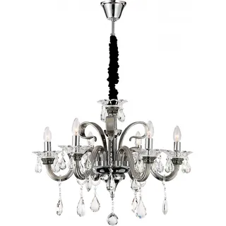 GLOBO Lighting|Hängeleuchte Metall verchromt, 6x E14 - Silber