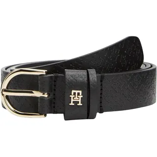 Tommy Hilfiger Damen ESS Effortless 2.5 Go Mono Aw0aw18856 Verstellbarer Gürtel, Black (Black), 105 cm