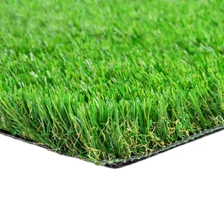 Steffensmeier Rasenteppich Grün 300/300 cm Michigan , Kunststoff , Rechteckig , 300x600 cm , beliebig kürzbar , Teppiche und Böden, Terrassenböden & Balkonböden, Kunstrasen