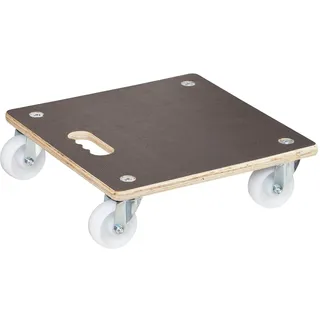 Wagner Transporthilfe MM 1339 I 38 x 38 x 11 cm - Tragkraft 250 kg - für schwer beladene Kisten, Geräte & Möbel I Ergo-Tragegriff I rutschfeste Oberfläche I FSC®-Zertifiziert - 20133901